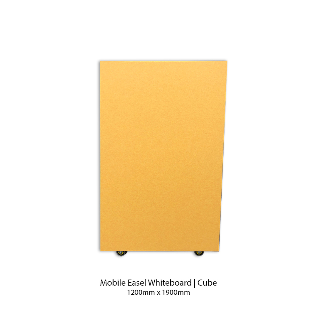 INDOOR MOBILE SANDWICH WHITEBOARD - PINBOARD | 1200W X 1900H image 4